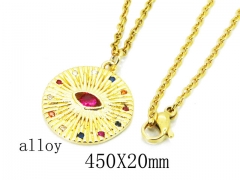 HY Wholesale 316L Stainless Steel Necklace-HY35N0376HIF
