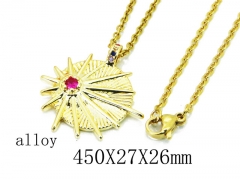 HY Stainless Steel 316L CZ Necklaces-HY35N0386HIV