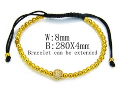 HY Stainless Steel 316L Bracelets (Rope Weaving)-HY35B0530HJZ