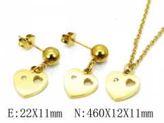 HY 316L Stainless Steel Lover jewelry Set-HY91S0692PL