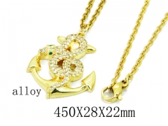HY Wholesale 316L Stainless Steel Necklace-HY35N0352HIB