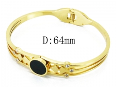 HY Wholesale Stainless Steel 316L Bangle(Crystal)-HY80B0985HKL