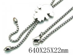 HY Wholesale 316L Stainless Steel Necklace-HY90N0001HMW