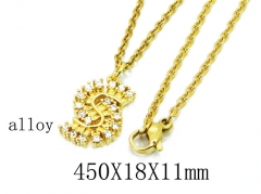 HY Stainless Steel 316L CZ Necklaces-HY35N0393HIR