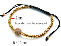 HY Stainless Steel 316L Bracelets (Rope Weaving)-HY35B0579HIZ