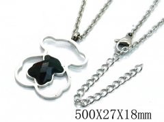 HY Stainless Steel 316L Necklaces (Bear Style)-HY90N0164HQQ