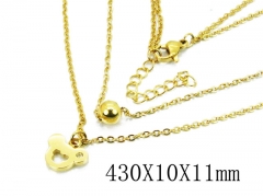 HY Wholesale 316L Stainless Steel Necklace-HY91N0103NX