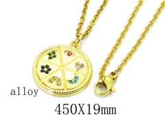 HY Stainless Steel 316L CZ Necklaces-HY35N0378HIE