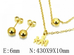 HY Wholesale 316L Stainless Steel jewelry Popular Set-HY91S0670N5