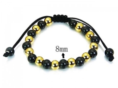 HY Stainless Steel 316L Bracelets (Rope Weaving)-HY76B1428MLQ