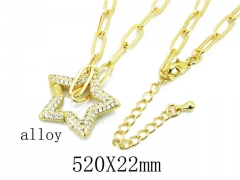 HY Stainless Steel 316L CZ Necklaces-HY35N0396HOU