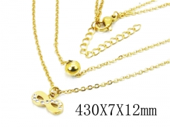 HY Wholesale 316L Stainless Steel Necklace-HY91N0102NQ