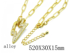 HY Stainless Steel 316L CZ Necklaces-HY35N0395HOQ