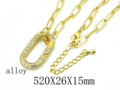 HY Stainless Steel 316L CZ Necklaces-HY35N0402HOW