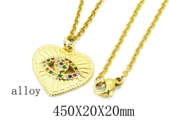 HY Wholesale 316L Stainless Steel Lover Necklace-HY35N0385HIC