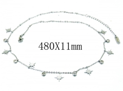 HY Wholesale 316L Stainless Steel Necklace-HY54N0438PF
