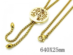 HY Wholesale 316L Stainless Steel Necklace-HY90N0004IWW