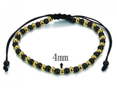 HY Stainless Steel 316L Bracelets (Rope Weaving)-HY76B1418LLA