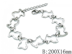 HY Wholesale Stainless Steel 316L Bracelets (Bear Style)-HY64B0414HKZ