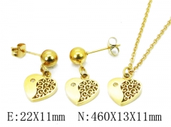 HY 316L Stainless Steel Lover jewelry Set-HY91S0694P5