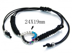 HY Stainless Steel 316L Bracelets (Rope Weaving)-HY90B0209HJX