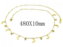 HY Wholesale 316L Stainless Steel Necklace-HY54N0442HIC
