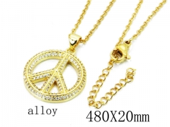HY Stainless Steel 316L CZ Necklaces-HY54N0425PQ