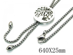 HY Wholesale 316L Stainless Steel Necklace-HY90N0003HMT