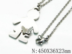 HY Wholesale 316L Stainless Steel Necklace-HY90N0020PX