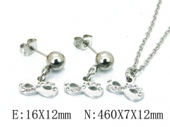 HY 316L Stainless Steel jewelry CZ Set-HY91S0691NLD