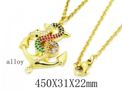 HY Wholesale 316L Stainless Steel Necklace-HY35N0345HIS