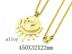 HY Stainless Steel 316L CZ Necklaces-HY35N0387HIF