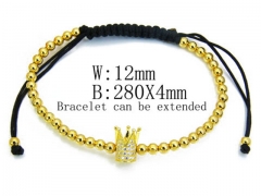 HY Stainless Steel 316L Bracelets (Rope Weaving)-HY35B0526HKZ