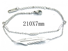 HY Stainless Steel 316L Bracelets (Charm)-HY54B0531ML