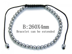 HY Stainless Steel 316L Bracelets (Rope Weaving)-HY35B0547MZ