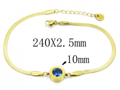 HY Stainless Steel 316L Bracelets (Charm)-HY24B0035HHC