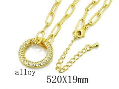 HY Stainless Steel 316L CZ Necklaces-HY35N0397HOY