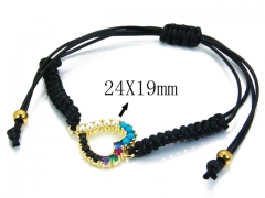 HY Stainless Steel 316L Bracelets (Rope Weaving)-HY90B0210HLZ