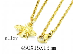 HY Wholesale 316L Stainless Steel Necklace-HY35N0363HIB