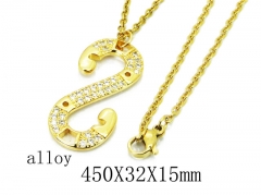 HY Stainless Steel 316L CZ Necklaces-HY35N0392HIE
