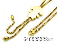 HY Wholesale 316L Stainless Steel Necklace-HY90N0002IEE