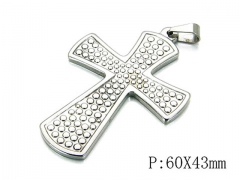HY Stainless Steel 316L Cross Pendant-HYC70P0464LR