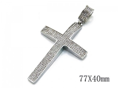 HY Stainless Steel 316L Cross Pendant-HYC15P0029J50