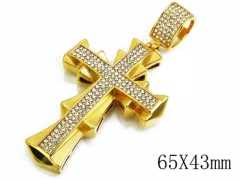 HY Stainless Steel 316L Cross Pendant-HYC15P0013J38