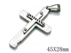 HY Stainless Steel 316L Cross Pendant-HYC09P0491HYCY