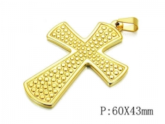 HY Stainless Steel 316L Cross Pendant-HYC70P0465MY