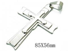 HY Stainless Steel 316L Cross Pendant-HYC08P0640HHD