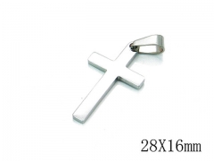 HY Stainless Steel 316L Cross Pendant-HYC59P0245JG