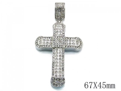 HY Stainless Steel 316L Cross Pendant-HYC15P0020J05