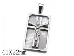 HY Stainless Steel 316L Religion Pendant-HYC09P0688H50